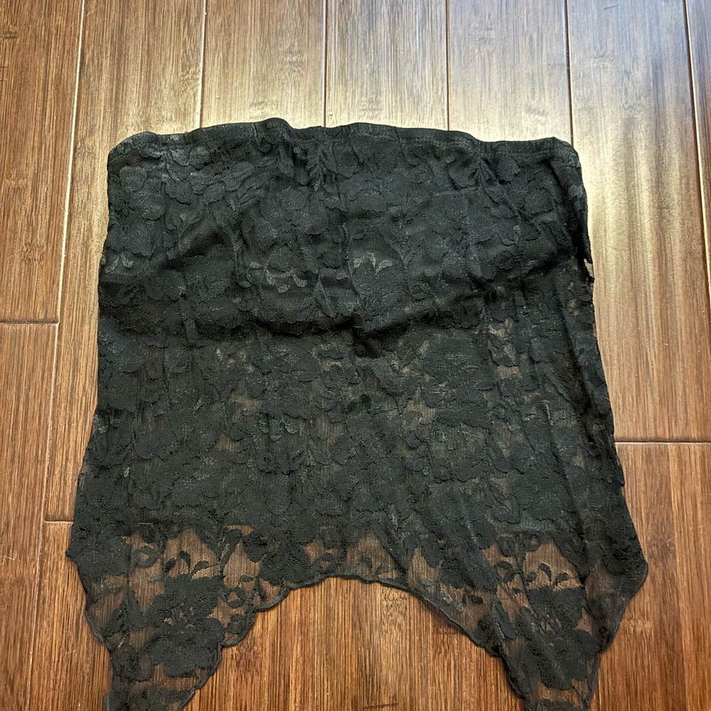 Urban Renewal Black Strapless Top
